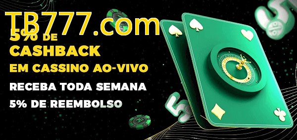 Promoções do cassino ao Vivo TB777.com